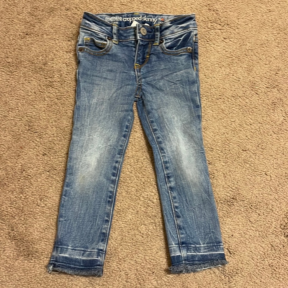 Girls cropped skinny GYMBOREE jeans